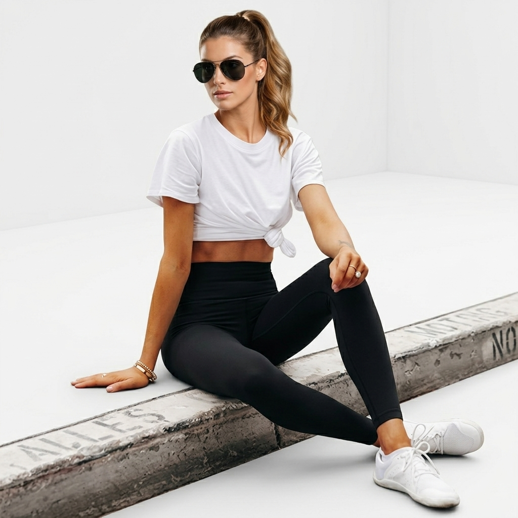 high waisted leggings for women, buttery soft full length yoga pants, stretchy tummy control lounge workout leggings, solid colors