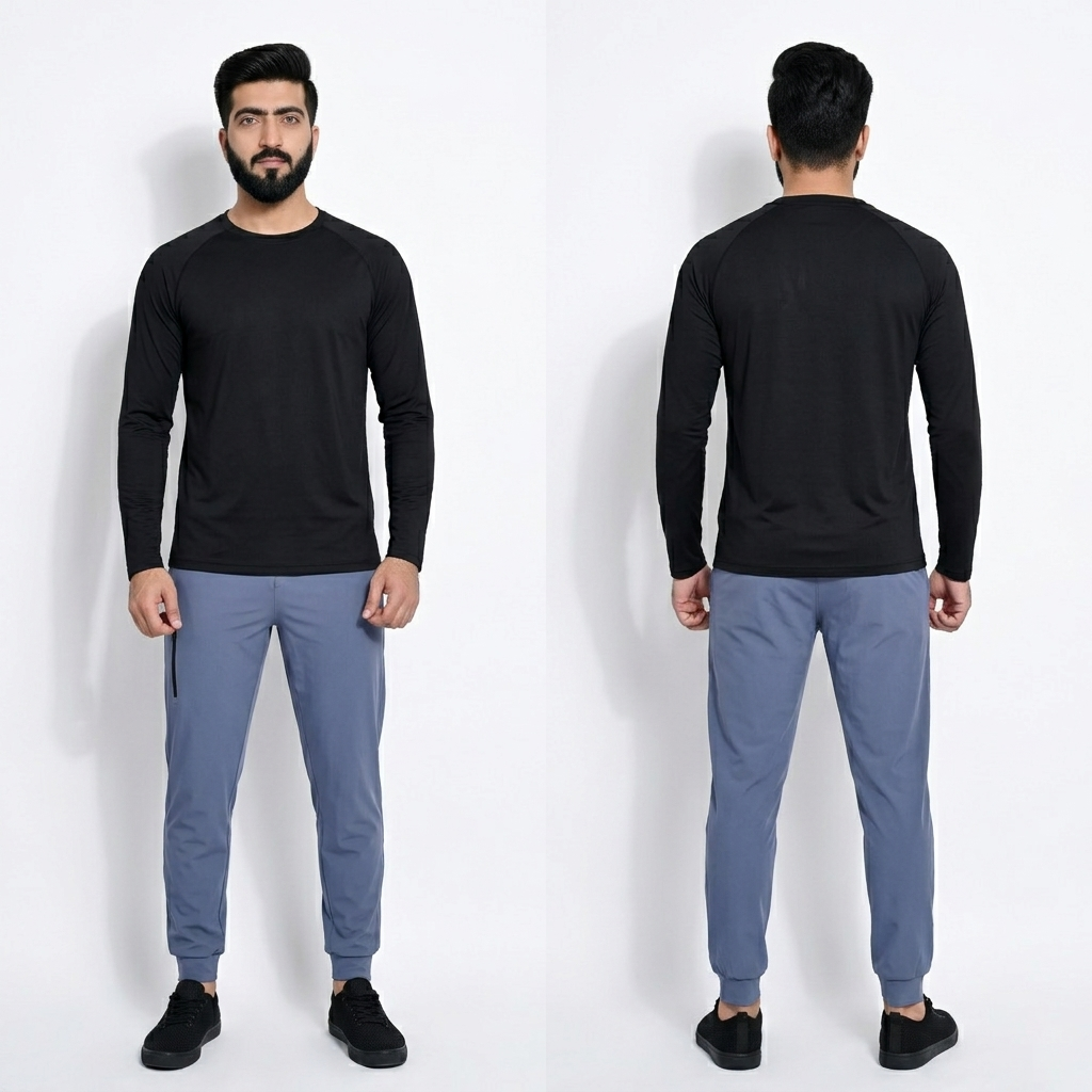 men's athletic joggers with zipper pockets stretch tapered running sweatpants gym jogging workout pants for men.